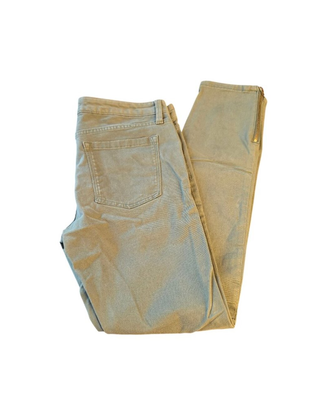 Banana Republic 28 Olive Green Skinny Ankle Chino Pants Utility Gorpcore Stretch
